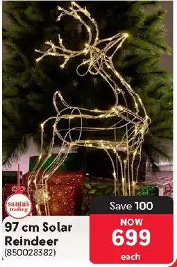 Makro Santa's Trading Solar Reindeer offer