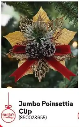 Makro Santa's Trading Jumbo Poinsettia Clip offer