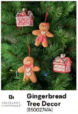 Makro Excellent Houseware Gingerbread Tree Decor offer