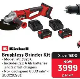Makro Einhell Brushless Grinder Kit offer