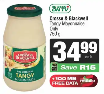 Spar Crosse & Blackwell Tangy Mayonnaise offer
