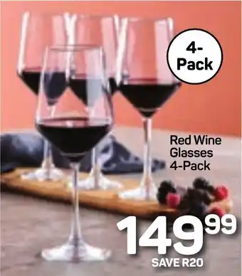 Pick n Pay Hypermarket DAY Red Wine Glasses offer