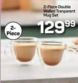 Pick n Pay Hypermarket DAY Double Walled Tranparent Mug Set offer