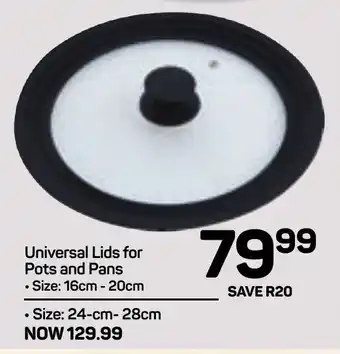 Pick n Pay Hypermarket DAY Universal Lids for Pots and Pans offer