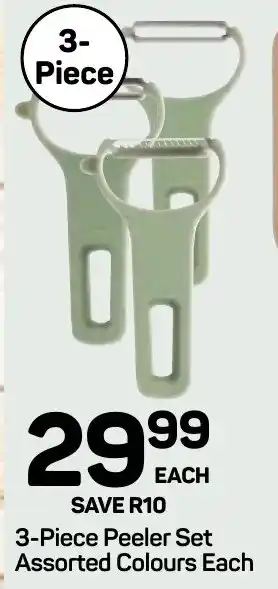 Pick n Pay Hypermarket DAY Peeler Set Assorted Colours Each offer