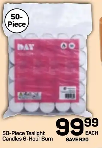 Pick n Pay Hypermarket DAY Tealight Candles 6-Hour Burn offer