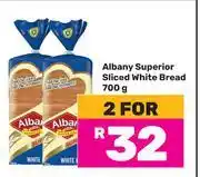Game Albany Superior Sliced White Bread-For 2 x 700g offer