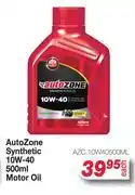 AutoZone Auto Zone Synthetic 10W-40 Motor Oil AZC.10W40500ML-500ml Each offer