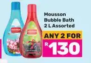 Game Mousson Bubble Bath-For 2 x 2L offer