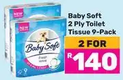 Game Baby Soft 2 Ply Toilet Tissue 9 Pack-For 2 offer