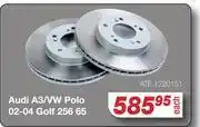 AutoZone ATE Brake Discs For Audi A3/VW Polo 02-04 Golf 256 65 ATE.1220151 offer