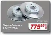 AutoZone ATE Brake Discs For Toyota Quantum 2.5/2.7 2003- ATE.1281000 offer