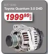 AutoZone Starters & Alternators For Toyota Quantum 3.0 D4D ECT.15033 offer