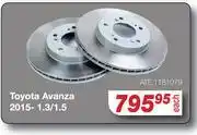 AutoZone ATE Brake Discs For Toyota Avanza 2015- 1.3/1.5 ATE.1181079 offer