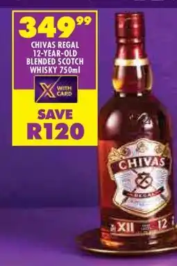 Shoprite Chivas Regal 12-Year-Old Blended Scotch Whisky 750ml offer