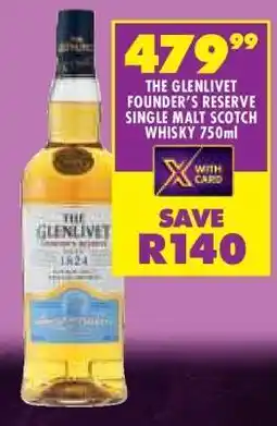 Shoprite The Glenlivet Founder's Reserve Single Malt Scotch Whisky 750ml offer