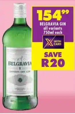 Shoprite BELGRAVIA GIN offer