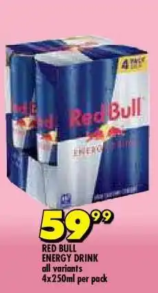 Shoprite Red Bull Energy Drink offer