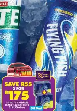 Shoprite FLYING FISH PREMIUM LEMON FLAVOURED BEER offer
