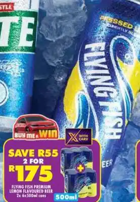 Shoprite FLYING FISH PREMIUM LEMON FLAVOURED BEER offer