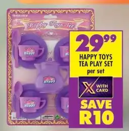 Shoprite HAPPY TOYS TEA PLAY SET offer