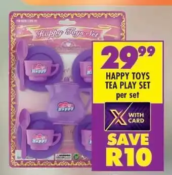 Shoprite HAPPY TOYS TEA PLAY SET offer