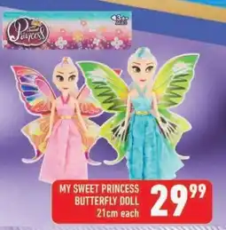 Shoprite MY SWEET PRINCESS BUTTERFLY DOLL offer