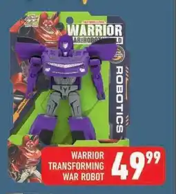 Shoprite WARRIOR TRANSFORMING WAR ROBOT offer