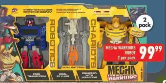 Shoprite MECHA WARRIORS ROBOT offer