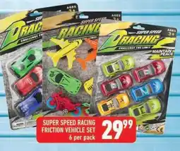 Shoprite SUPER SPEED RACING FRICTION VEHICLE SET offer