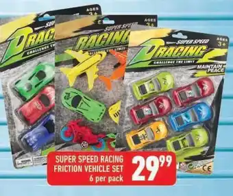 Shoprite SUPER SPEED RACING FRICTION VEHICLE SET offer