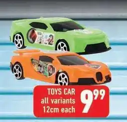 Shoprite TOYS CAR offer