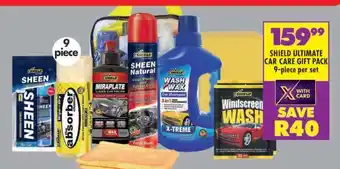 Shoprite SHIELD ULTIMATE CAR CARE GIFT PACK offer