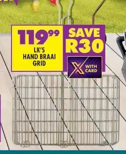 Shoprite LK'S HAND BRAAI GRID offer