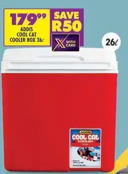 Shoprite ADDIS COOL CAT COOLER BOX 26ℓ offer
