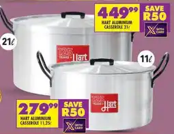 Shoprite HART ALUMINIUM CASSEROLE 11,25ℓ offer