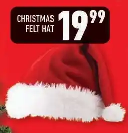 Shoprite CHRISTMAS FELT HAT offer