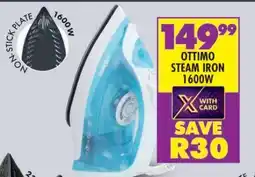 Shoprite OTTIMO STEAM IRON 1600W offer