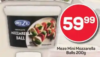 Pick n Pay Meze Mini Mozzarella Balls 200g offer