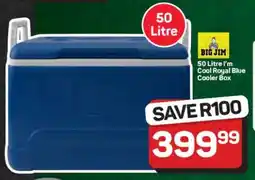 Pick n Pay Hypermarket 50 Litre I'm Cool Royal Blue Cooler Box offer