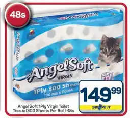Pick n Pay Hypermarket Angel Soft 1Ply Virgin Toilet Tissue offer