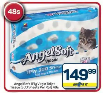 Pick n Pay Hypermarket Angel Soft 1Ply Virgin Toilet Tissue offer