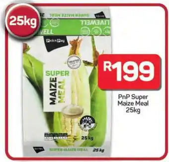 Pick n Pay Hypermarket PnP Super Maize Meal 25kg offer