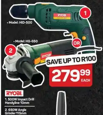 Pick n Pay Hypermarket Ryobi Tools offer