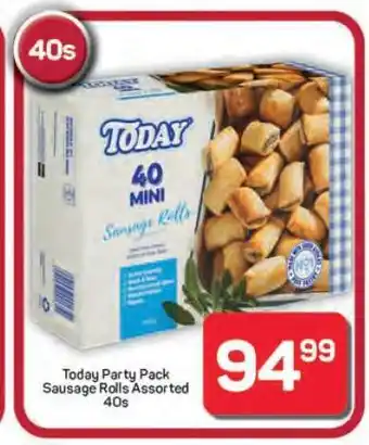 Pick n Pay Hypermarket Today Party Pack Sausage Rolls Assorted 40s offer
