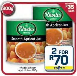 Pick n Pay Hypermarket Rhodes Smooth Apricot Jam-900g offer