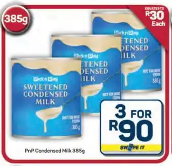 Pick n Pay Hypermarket PnP Condensed Milk 385g offer