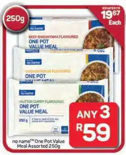 Pick n Pay Hypermarket no name One Pot Value Meal Assorted 250g offer