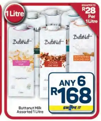 Pick n Pay Hypermarket Buttanutt Milk Assorted 1 Litre offer