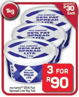 Pick n Pay Hypermarket no name 25% Fat Spread Lite 1kg Tub offer